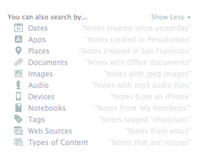 Evernote Search